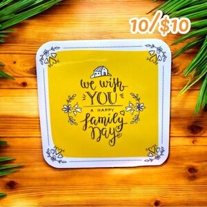 10 / $10 - Happy Family Day Sticker - Yellow / Spring